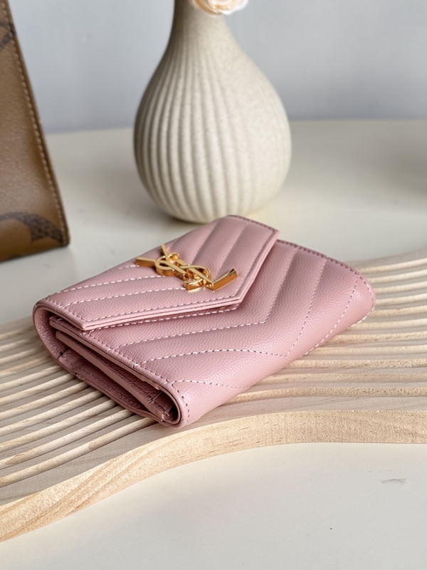 イヴサンローラン財布側面デザイン